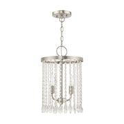 Elizabeth 2-Light Mini Chandelier in Brushed Nickel
