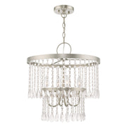 Elizabeth 4-Light Chandelier in Brushed Nickel
