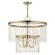 Elizabeth 5-Light Chandelier in Antique Brass
