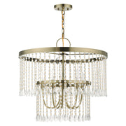 Elizabeth 5-Light Chandelier in Antique Brass