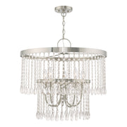Elizabeth 5-Light Chandelier in Brushed Nickel
