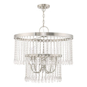 Elizabeth 5-Light Chandelier in Brushed Nickel