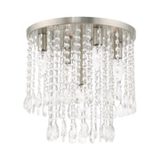 Elizabeth 5-Light Flush Mount in Brushed Nickel