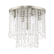 Elizabeth 5-Light Flush Mount in Brushed Nickel