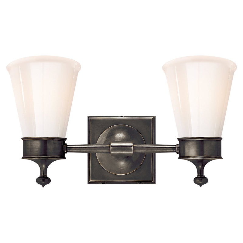 Siena 2-Light Bath Vanity Light in Bronze
