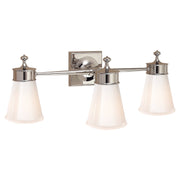 Siena 3-Light Bath Vanity Light in Polished Nickel