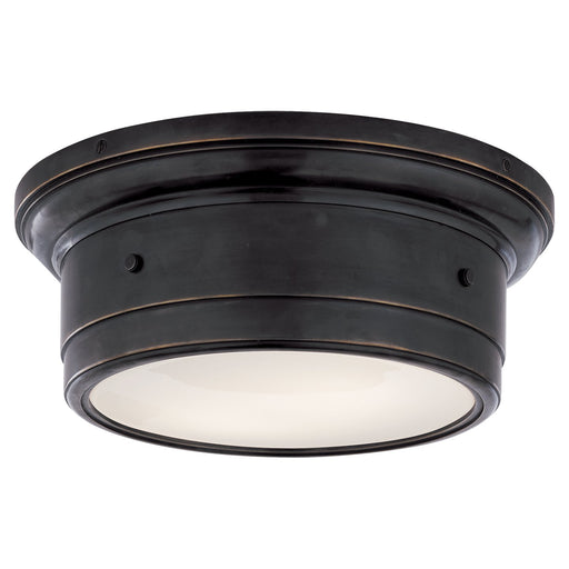 Siena Small 2-Light Flush Mount in Bronze