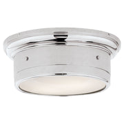 Siena Small 2-Light Flush Mount in Chrome
