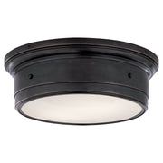 Siena Large 2-Light Flush Mount in Bronze