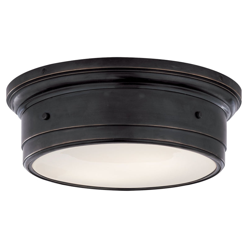 Siena Large 2-Light Flush Mount in Bronze