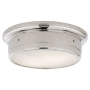Siena Large 2-Light Flush Mount in Chrome