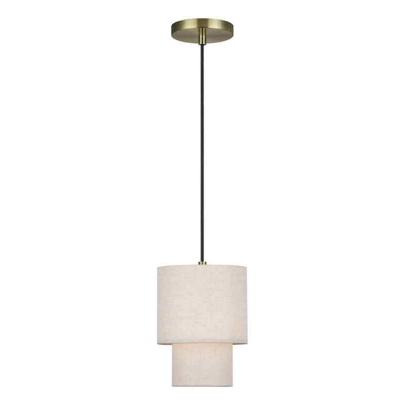 Monroe Mini Pendant in Antique Brass