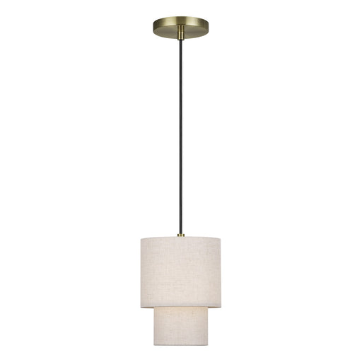 Monroe Mini Pendant in Antique Brass