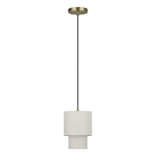 Monroe Mini Pendant in Antique Brass