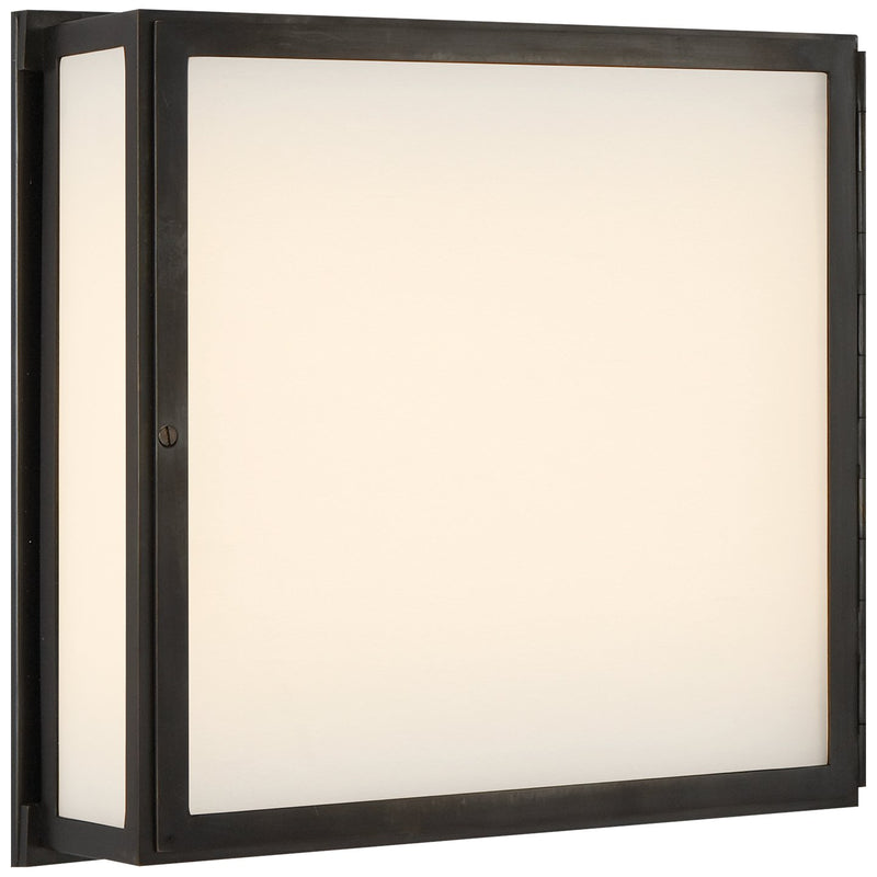 Mercer Square Box 2-Light Wall Sconce in Bronze