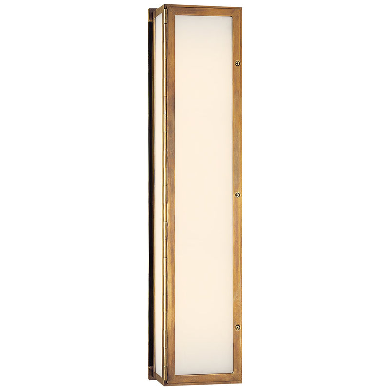 Mercer Long Box 3-Light Wall Sconce in Hand-Rubbed Antique Brass