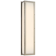 Mercer Long Box 3-Light Wall Sconce in Polished Nickel