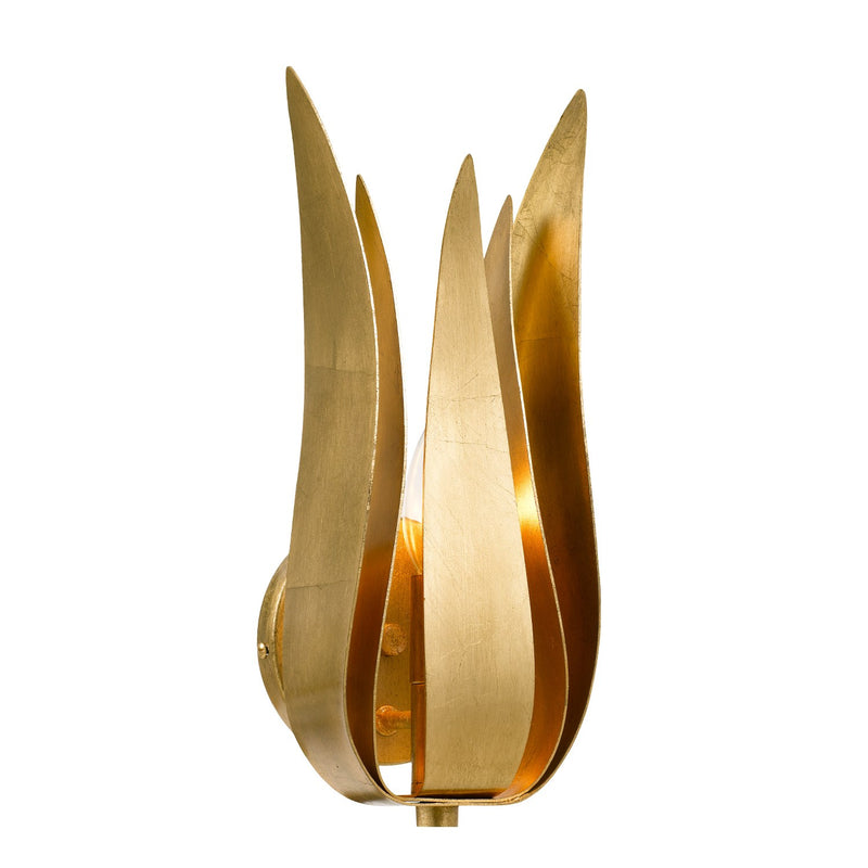 Broche 1 Light 8" Sconce in Antique Gold