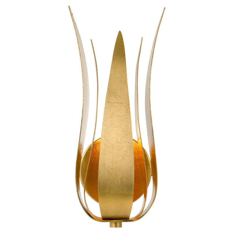 Broche 1 Light 8" Sconce in Antique Gold