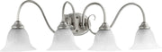 Spencer 4 Light Vanity in Classic Nickel