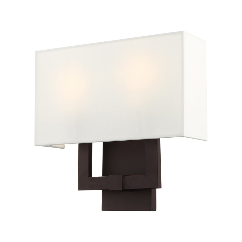 Ada 2-Light 12.5" Tall ADA Wall Sconce in Bronze