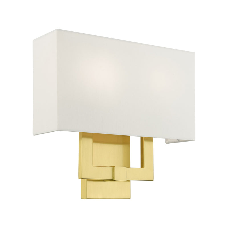 Ada 2-Light 12.5" Tall ADA Wall Sconce in Satin Brass