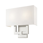 Ada 2-Light 12.5" Tall ADA Wall Sconce in Brushed Nickel