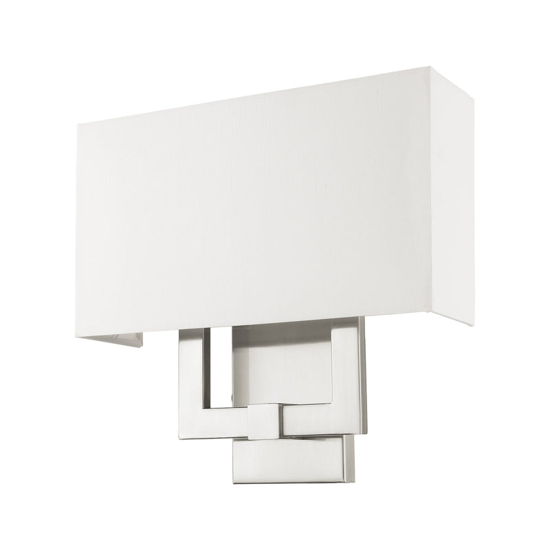Ada 2-Light 12.5" Tall ADA Wall Sconce in Brushed Nickel