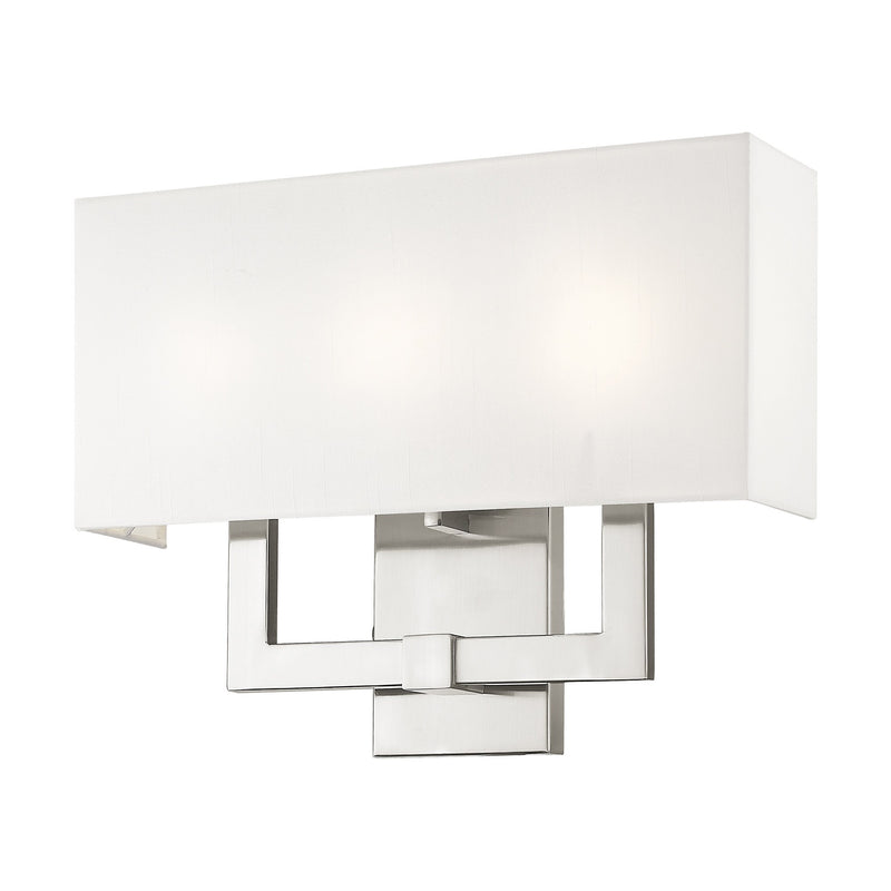 Ada 3-Light 16" x 12.5" ADA Wall Sconce in Brushed Nickel