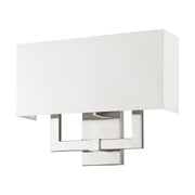Ada 3-Light 16" x 12.5" ADA Wall Sconce in Brushed Nickel
