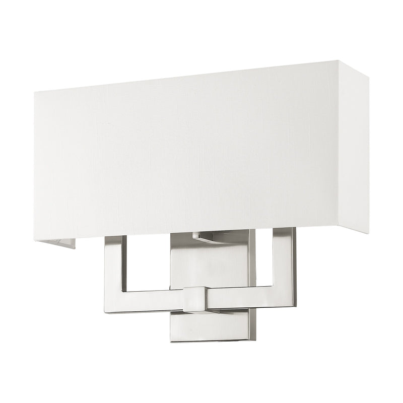 Ada 3-Light 16" x 12.5" ADA Wall Sconce in Brushed Nickel
