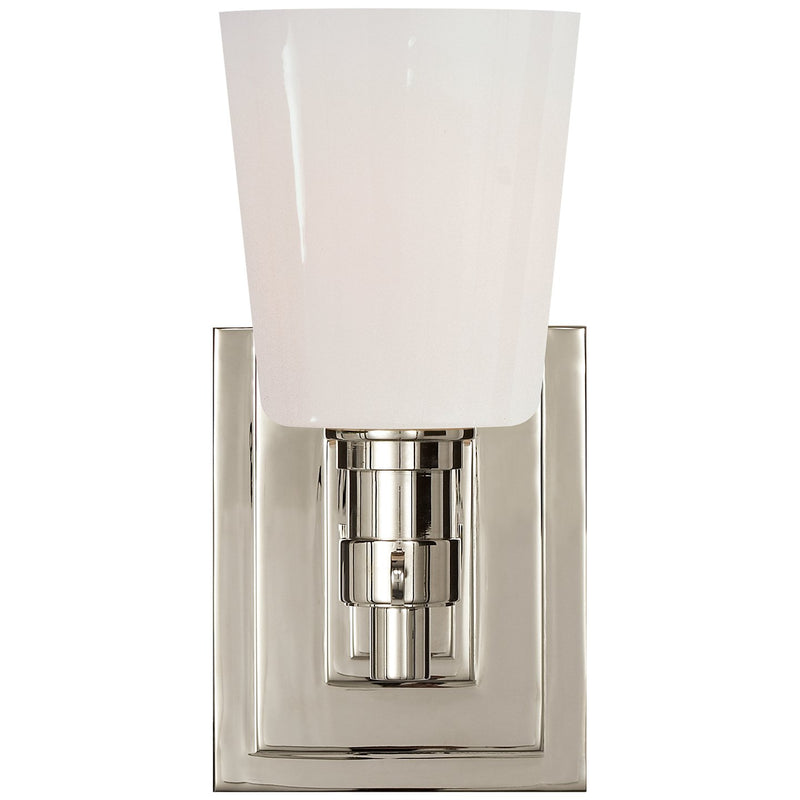 Bryant Single Bath Sconce in Polished Nickel