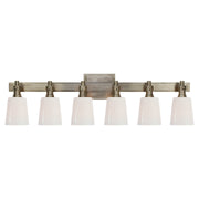 Bryant 6-Light Linear Bath Vanity Light in Antique Nickel