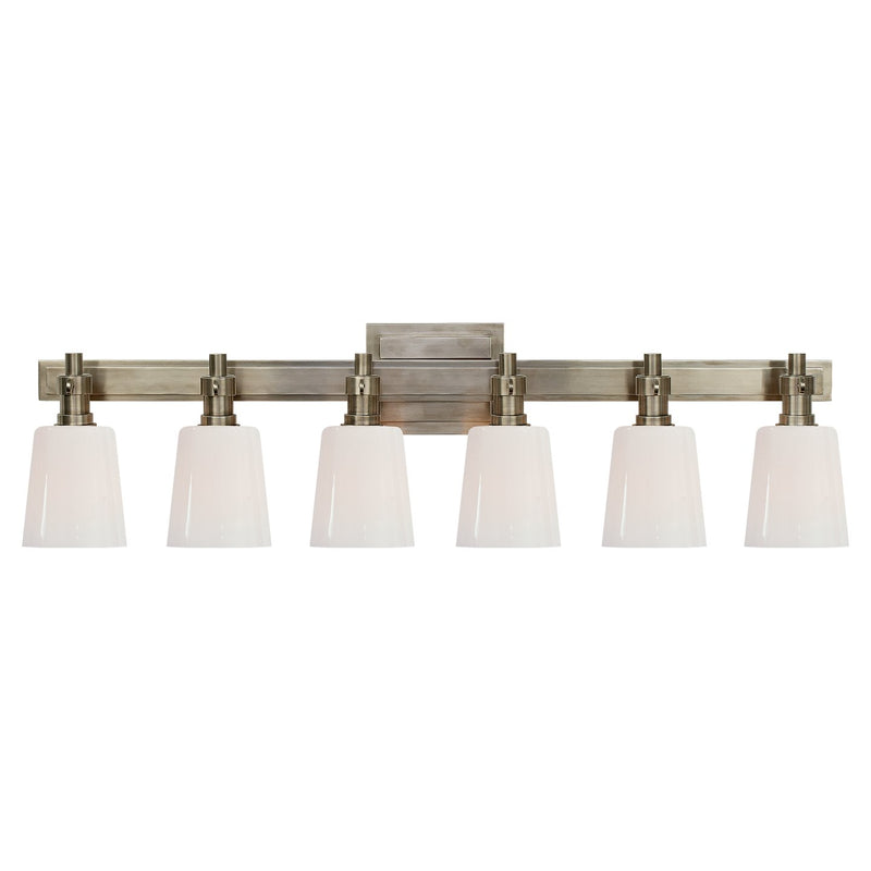 Bryant 6-Light Linear Bath Vanity Light in Antique Nickel