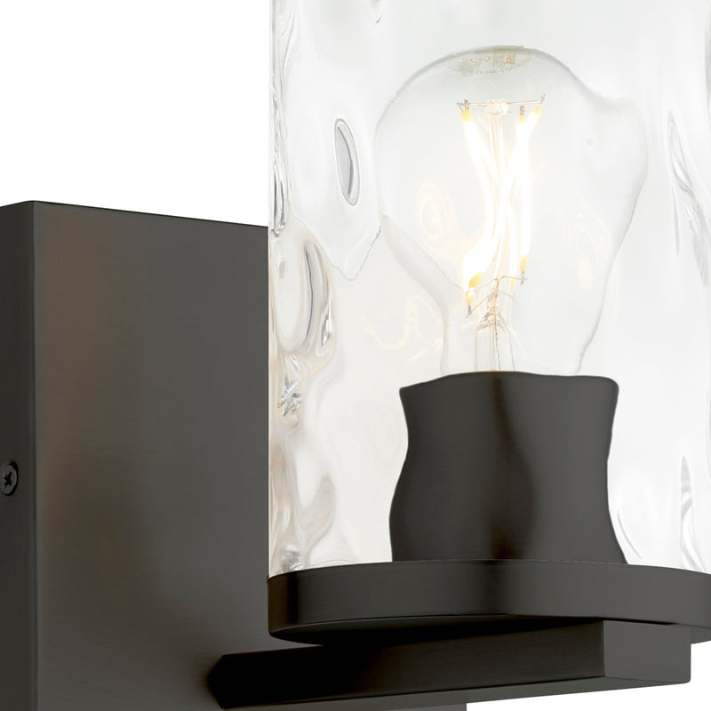 Steinway 1 Light Wall Sconce in Matte Black