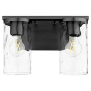 Steinway 2 Light Vanity in Matte Black