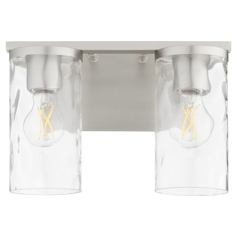 Steinway 2 Light Vanity in Satin Nickel