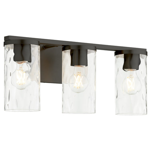 Steinway 3 Light Vanity in Matte Black