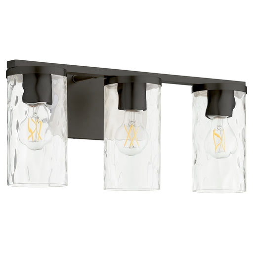 Steinway 3 Light Vanity in Matte Black
