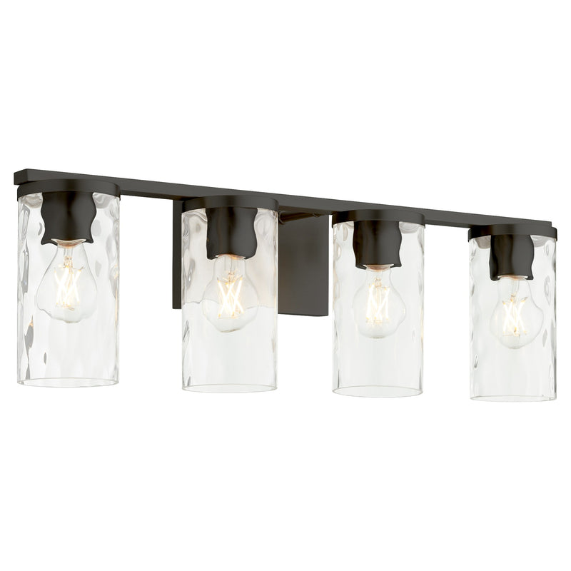 Steinway 4 Light Vanity in Matte Black