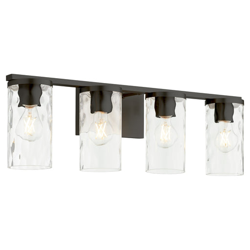 Steinway 4 Light Vanity in Matte Black