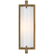 Calliope Short Bath Sconce in Hand-Rubbed Antique Brass