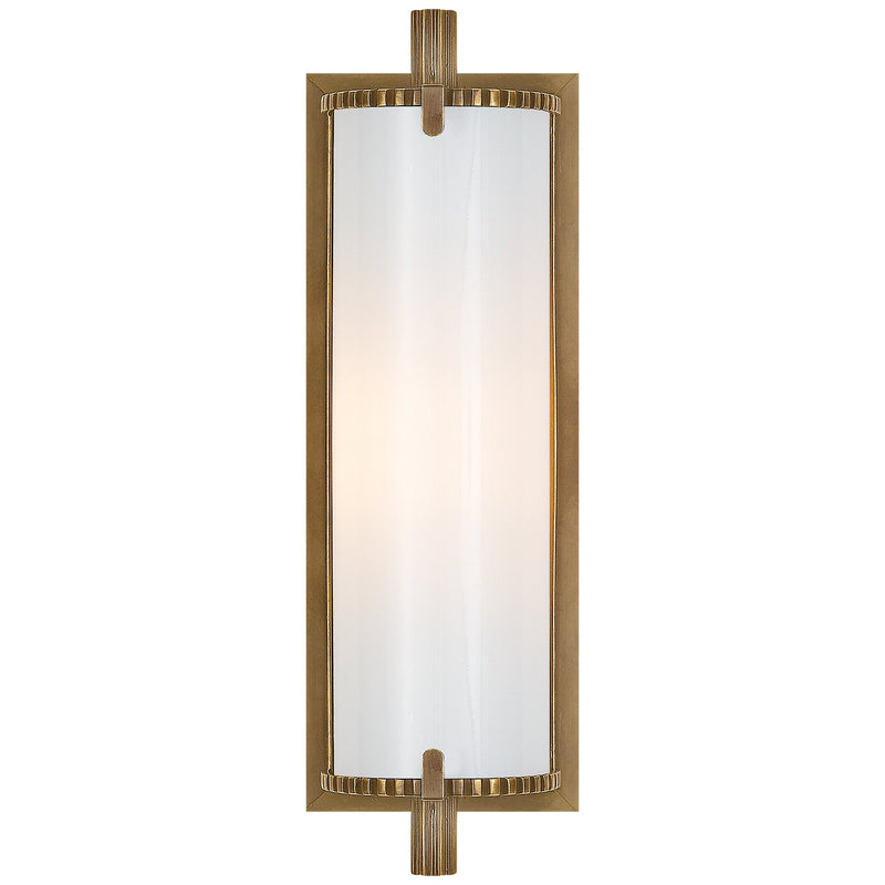 Calliope Short Bath Sconce in Hand-Rubbed Antique Brass