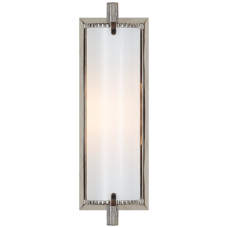 Calliope Short Bath Sconce in Polished Nickel
