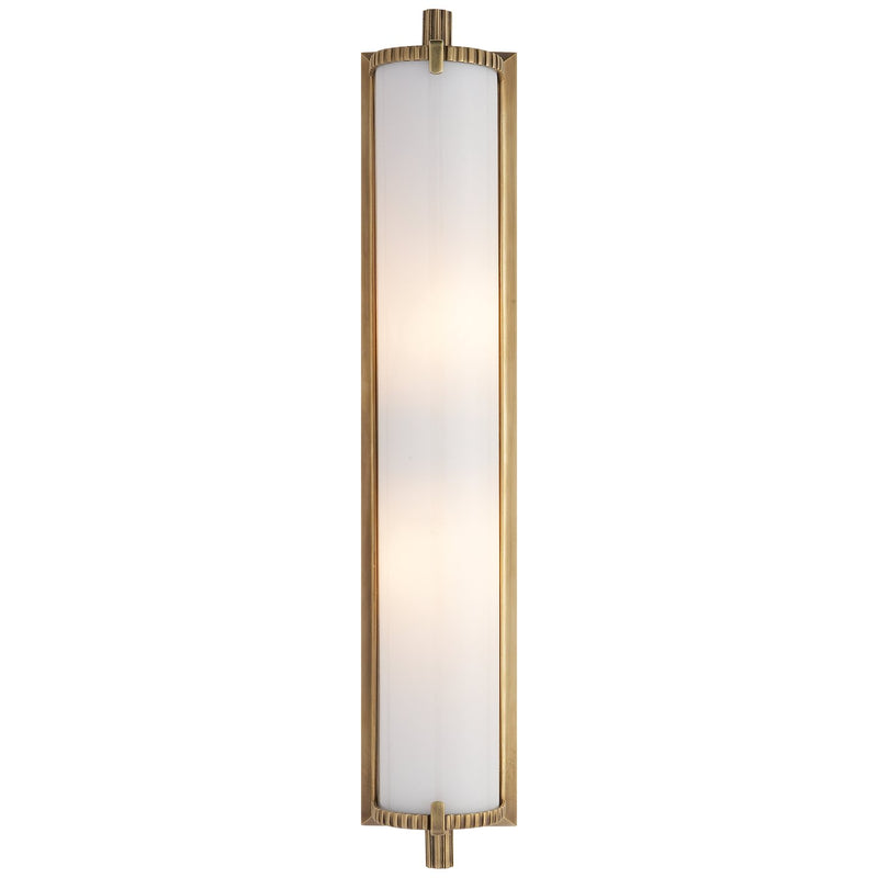 Calliope Tall 2-Light Bath Sconce in Hand-Rubbed Antique Brass