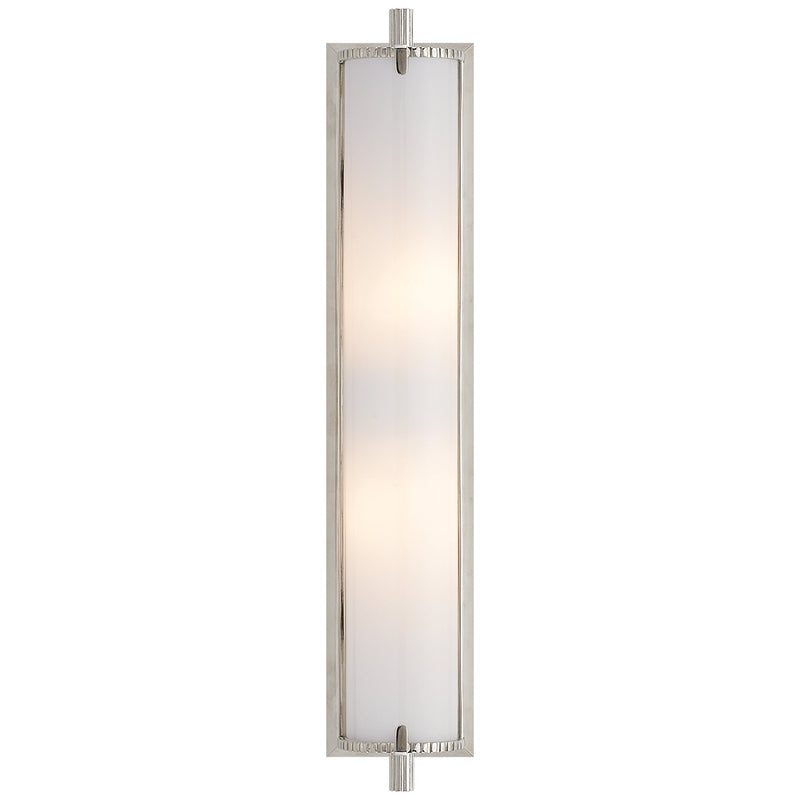 Calliope Tall 2-Light Bath Sconce in Polished Nickel