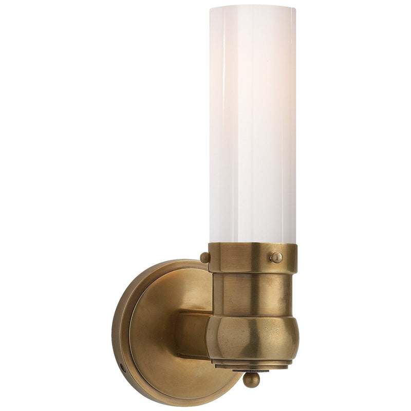 Graydon Single Bath Sconce in Hand-Rubbed Antique Brass