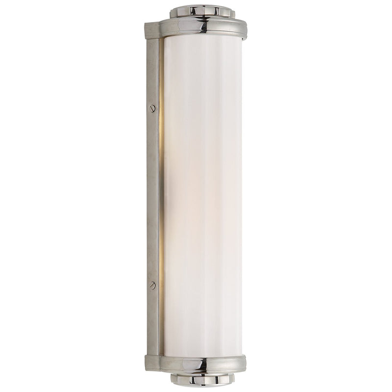 Milton Road 2-Light Bath Sconce in Polished Nickel
