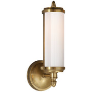 Merchant Single Bath Sconce in Hand-Rubbed Antique Brass