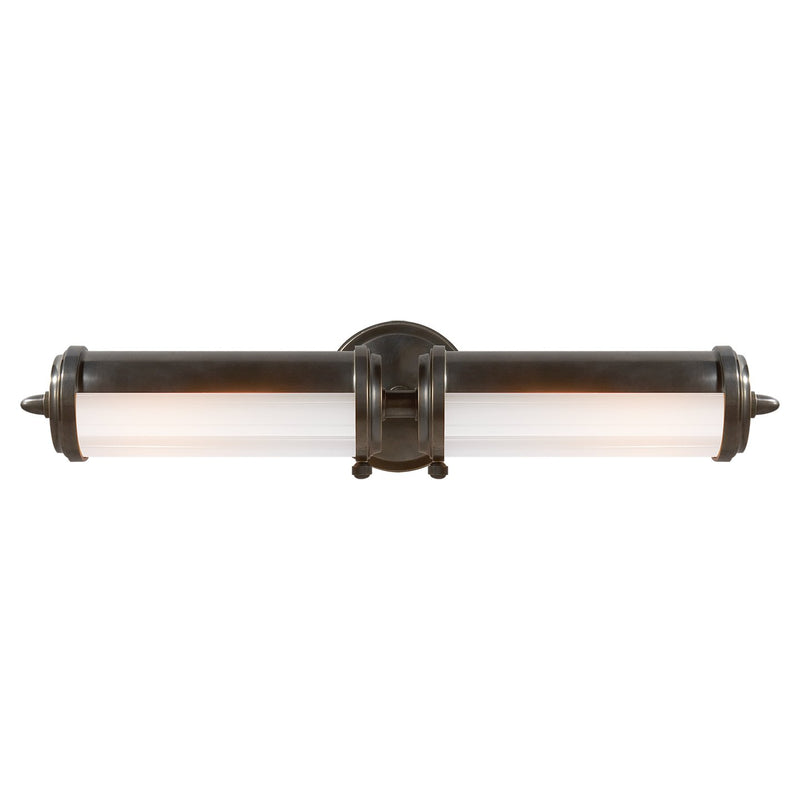 Merchant Double 2-Light Bath Vanity Light in Bronze
